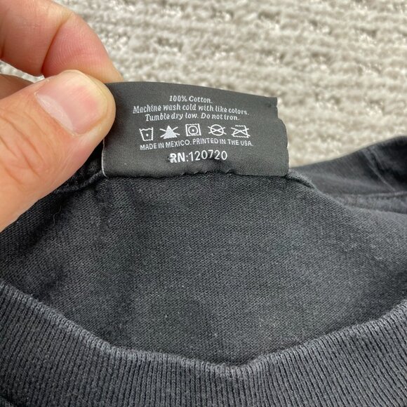 The Hundreds T-Shirt Men Large L Black Graphic Print Spelled Out Let Us Prey - Picture 5 of 8